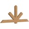 Ekena Millwork Kennewick Timber Gable Bracket, Western Red Cedar, 84"W x 35"H x 3 1/2"D x 5 1/2"F, 10/12 Pitch GBW084X35X0406KEN00SWR - alternate 5
